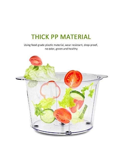 ECAPT ECAPT MEAT GRINDER MINCER MACHINE BOWL 2 Ltr CAPASITY 250 Watt KITCHEN FOOD CHOPPER MEAT VEGETABLES ONION FRUIT NUTS BLENDER STAINLESS STEEL ABS  - Image 3