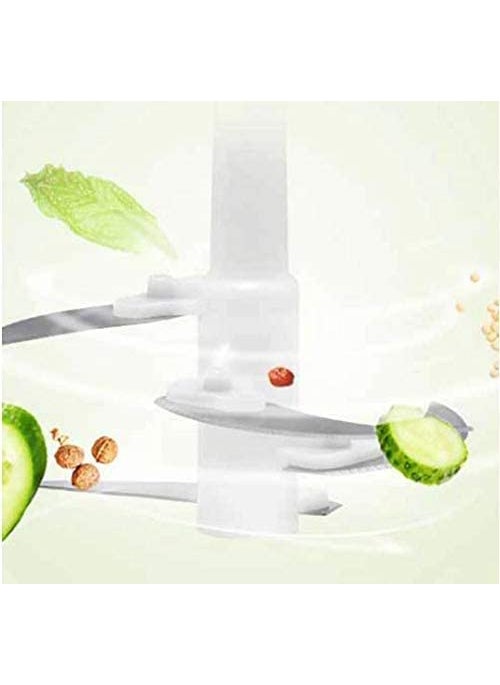 ECAPT ECAPT MEAT GRINDER MINCER MACHINE BOWL 2 Ltr CAPASITY 250 Watt KITCHEN FOOD CHOPPER MEAT VEGETABLES ONION FRUIT NUTS BLENDER STAINLESS STEEL ABS  - Image 4
