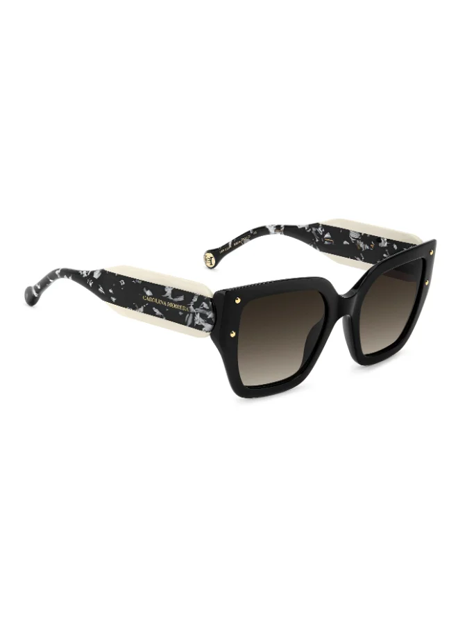 كارولينا هيريرا CAROLINA HERRERA HER 0323/S Sunglasses Black Square