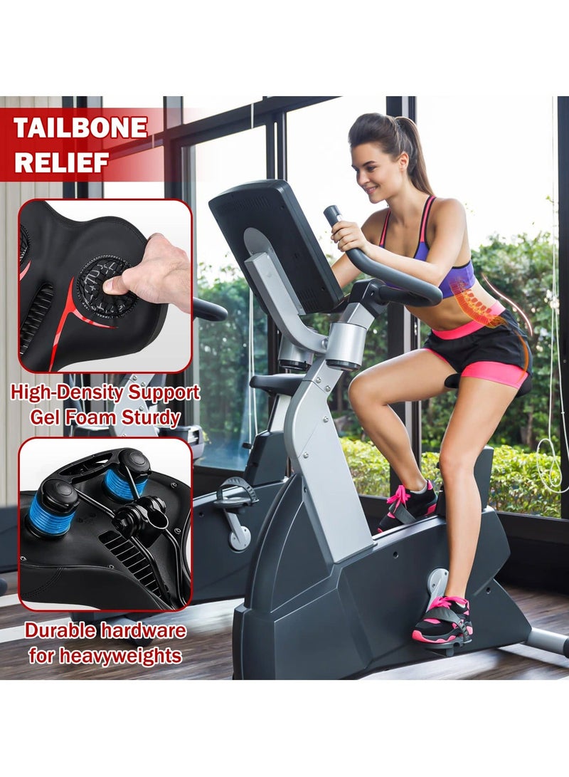 Y&D Oversized Bike Seat for Peloton and Bike+, Upgraded Comfort Wide Cushion Women & Men, Saddle Replacement Padded Bicycle Seat, Accessories All Bikes - Image 3