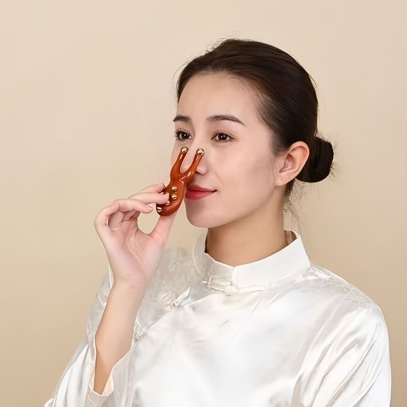 2Pcs Octopus Head Massage Tool Brass Bead Facial Massager For Head Face Eyes Nose And Ears Massage - Image 5