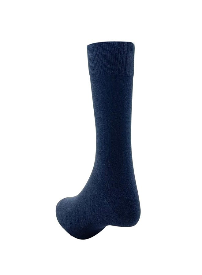 Peter England Men's Cotton Full Length Socks (Multicolour, Free Size) - Pack of 3 - Image 5