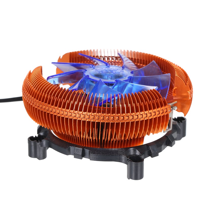 Hydraulic CPU Cooler Heatpipe Fans Quiet Heatsink Radiator Replacement for Intel 1366 LED Light - Image 4
