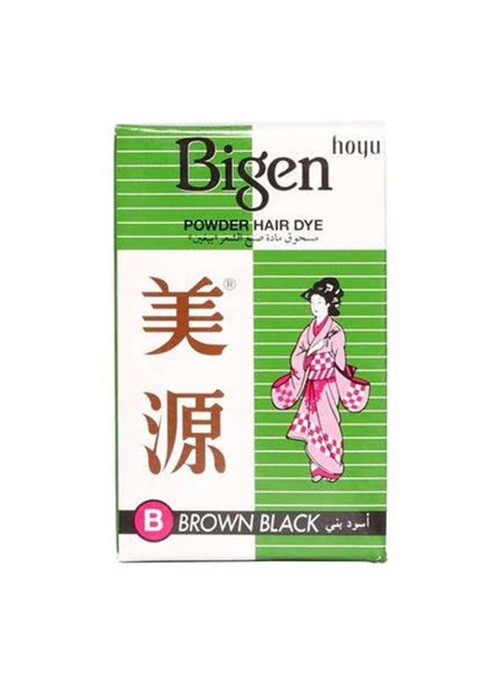 Bigen Powder Hair Dye Color Brown Black 6grams (Pack of 6) - Image 2