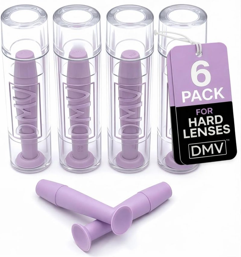 DMV Neat shape Ultra Hard Contact Lens Remover (Lavender, 6 Pack) Trusted all-purpose quality - Image 1