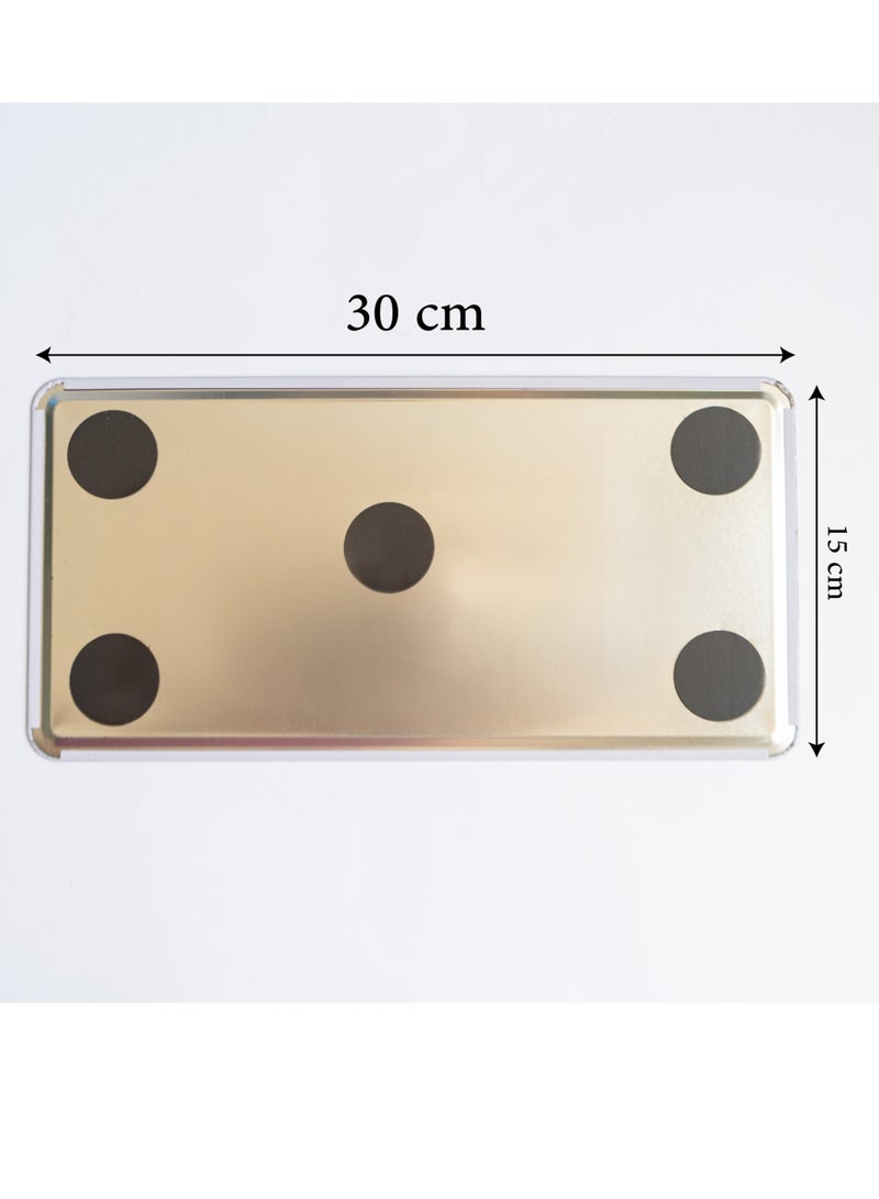 971ميديا لافتة الشارقة المعدنية للمنزل والمطبخ والمقاهي والجدران - Image 2