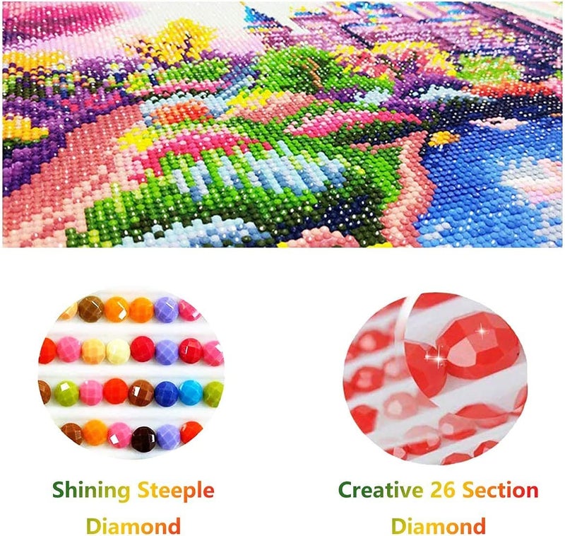 Diymood DIY 5D Diamond Painting Kits for Adults Japanese Geisha - Diamond Art Kits for Adults Woman | Full Drill Round | Mosaic Picture | Beginner | Home Wall Decor | 12x16inch - Image 5