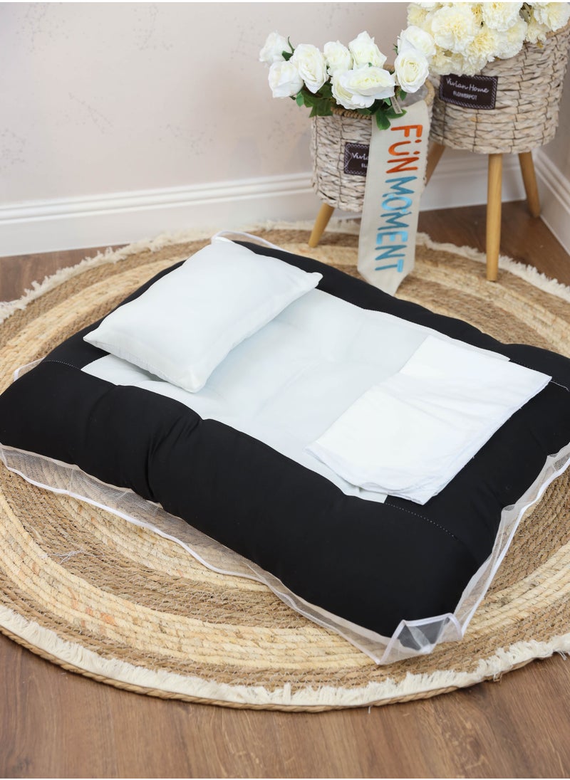 FUN MOMENT - A set consisting of a bed sheet, a baby house, a diaper bag and a nursing home - Image 1