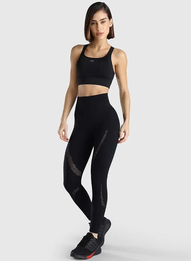 Musclemind Black Women's Cross-back Sports Bra for Women | Best Price UAE