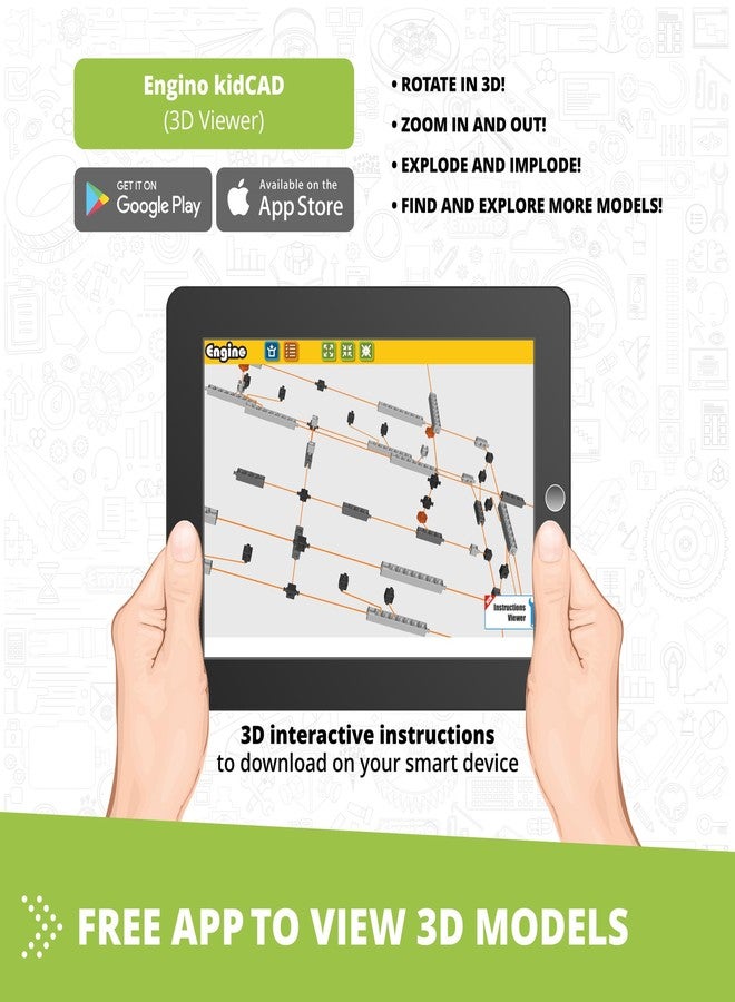 Engino Creative Builder STEM Toys, 15 Multimodel Set, STEM Kit for Kids 6+, Building Toys, Gift for Boys & Girls, Fun Construction Models, Engineering Kit for Young Invetors - Image 5