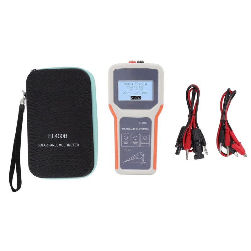 Upgraded LCD Solar Panel Multimeter PV MPPT Tester Smart Power Meter with Backlight - Image 2