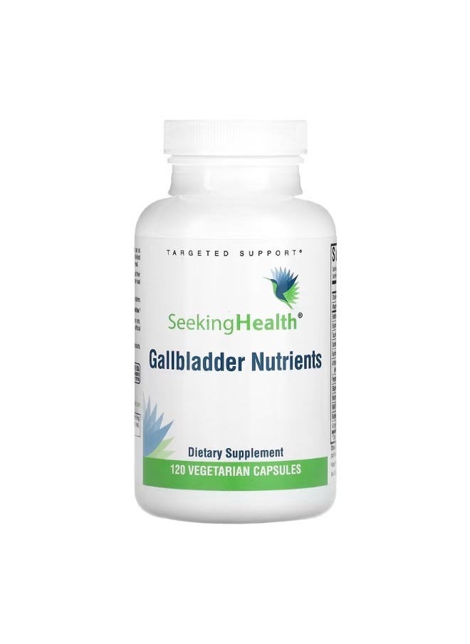 Seeking Health Gallbladder Nutrients 120 Vegetarian Capsules  - Image 1