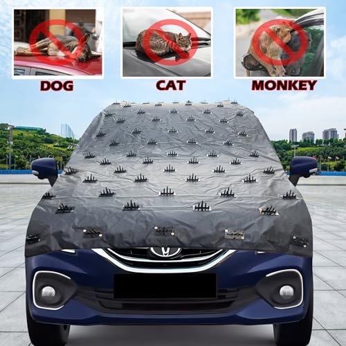 FAMEXON Spike Car Cover 17ft Length 55 Inch Width from,Pets and Animal Complete Protection Dog Protection Protect Car from Dogs Monkey Spike Cover Compact All Cars - Image 2