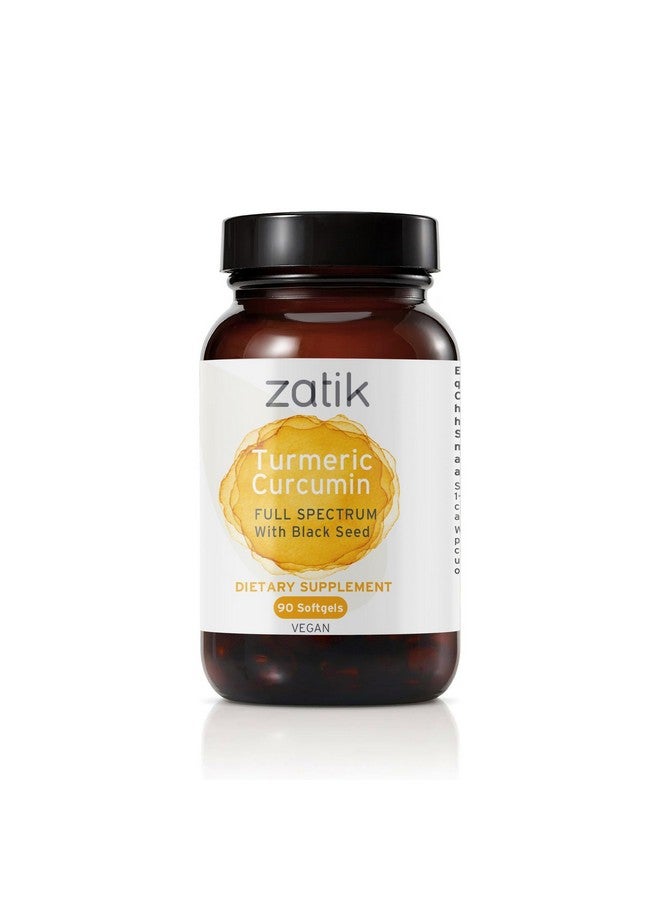 zatik Turmeric Synergy Full Spectrum with Black Seed 90 Vegan Softgels