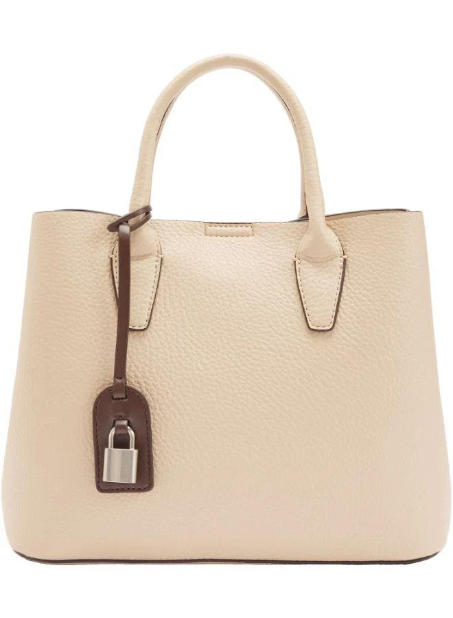 PARFOIS Tote Bag With Texture And Hanging Detail