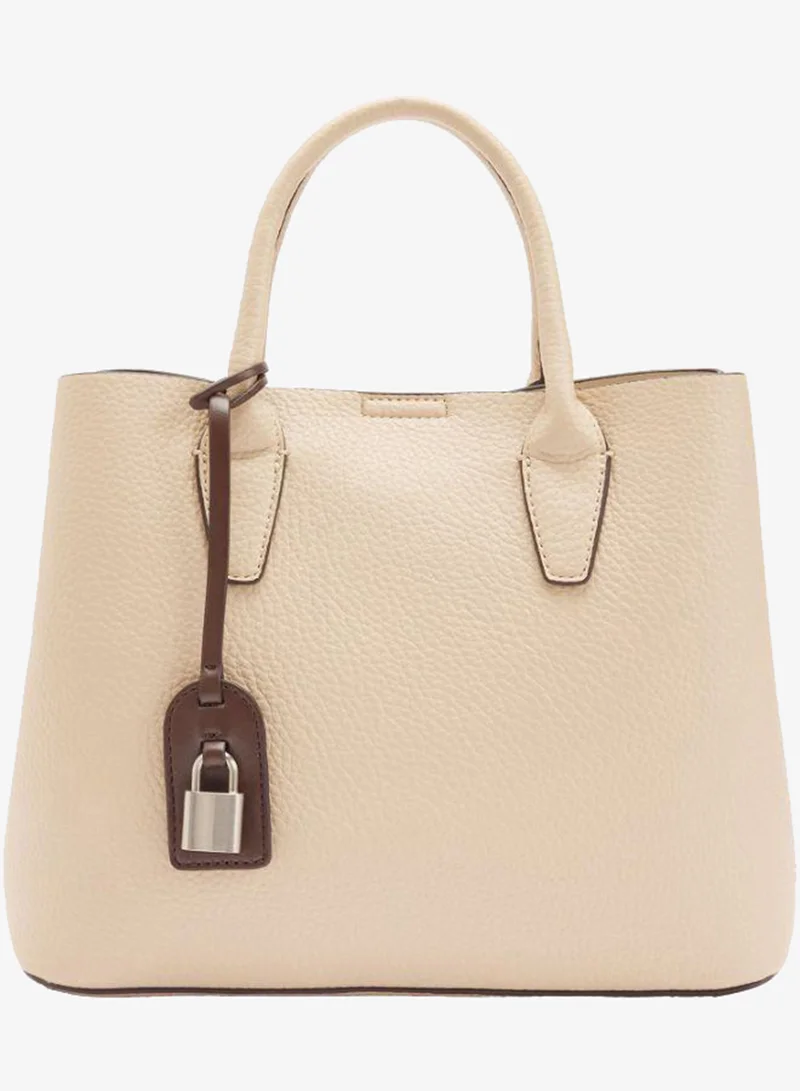PARFOIS Tote Bag With Texture And Hanging Detail