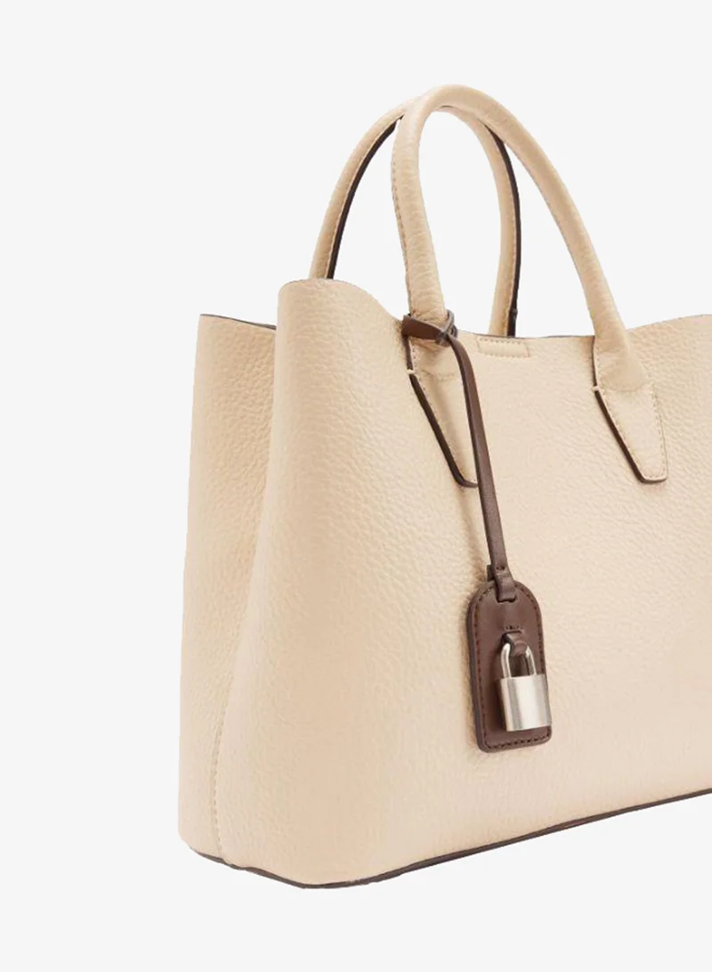 PARFOIS Tote Bag With Texture And Hanging Detail