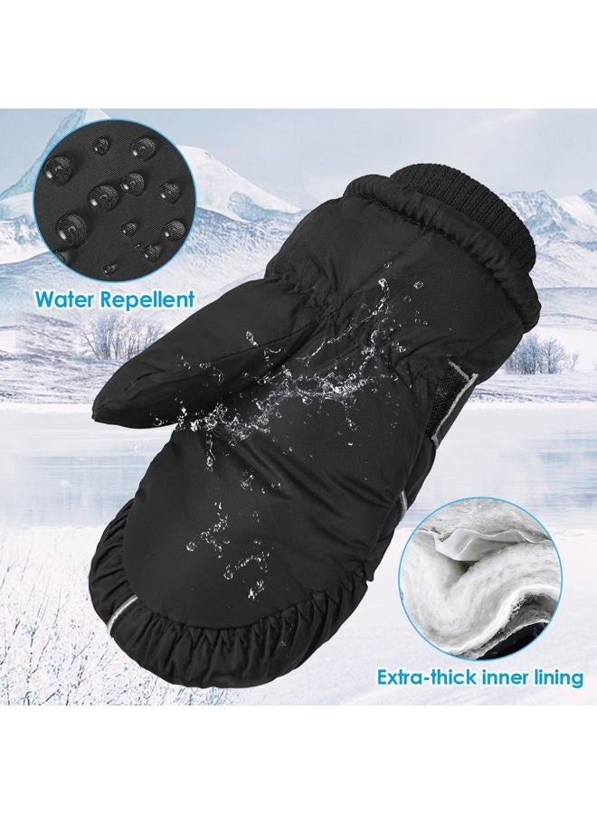 coclothy Snow Gloves for Kids - Waterproof Ski Mittens Gloves Boys Girls, Warmth Winter Toddler Mittens Glove for Toddlers Child Snowboarding Outdoor - Image 3