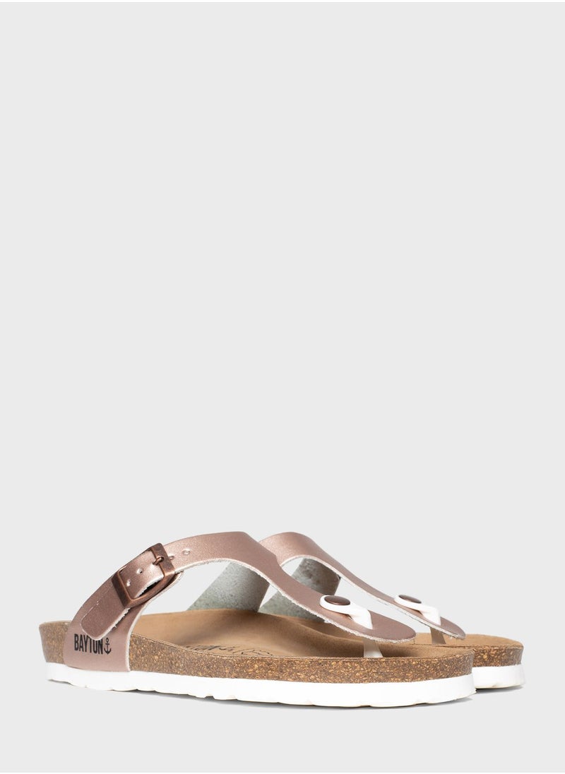 BAYTON - Mercure Flat Sandals - Image 1