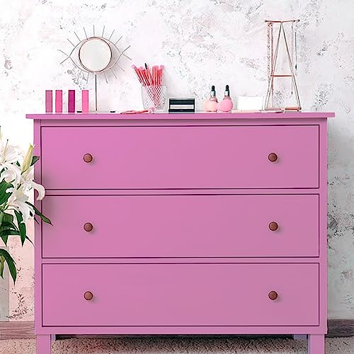 Micpolo 118''x15.7'' Pink Wallpaper Solid Color Pink Peel and Stick Pink Contact Paper for Cabinets Self-Adhesive Removable Girls Bedroom Kids Room Decor Vinyl Roll Matte, (MP25) - Image 3