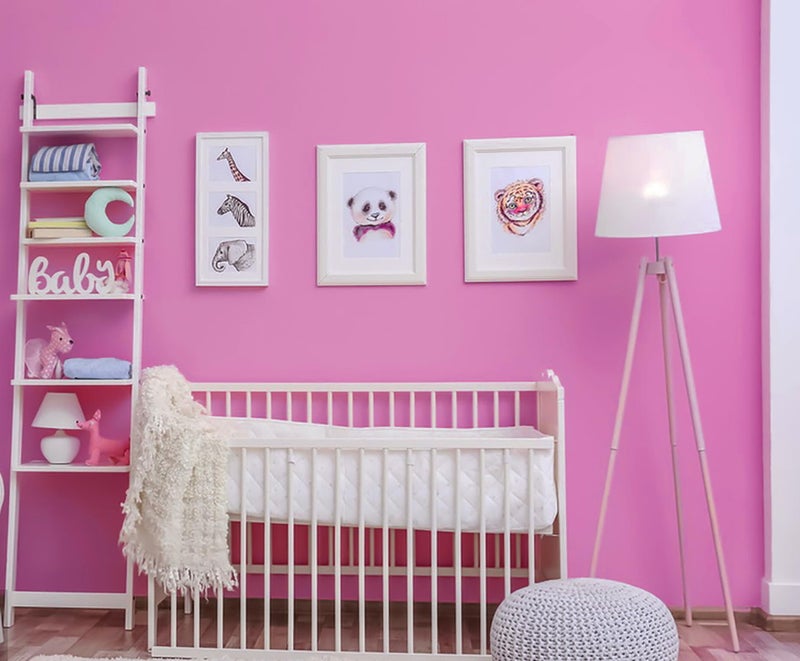 Micpolo 118''x15.7'' Pink Wallpaper Solid Color Pink Peel and Stick Pink Contact Paper for Cabinets Self-Adhesive Removable Girls Bedroom Kids Room Decor Vinyl Roll Matte, (MP25) - Image 2
