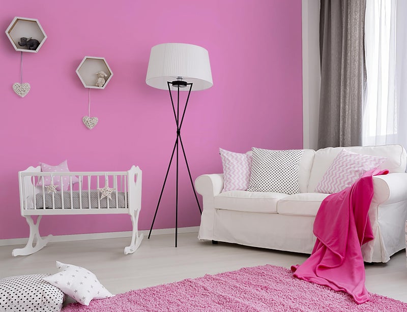Micpolo 118''x15.7'' Pink Wallpaper Solid Color Pink Peel and Stick Pink Contact Paper for Cabinets Self-Adhesive Removable Girls Bedroom Kids Room Decor Vinyl Roll Matte, (MP25) - Image 4