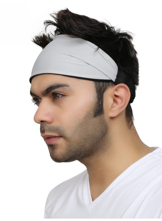 BISMAADH Multifunctional Reversible Elastic Non-Slip Fashion Running Polyester Headband For Men & Women - Image 2