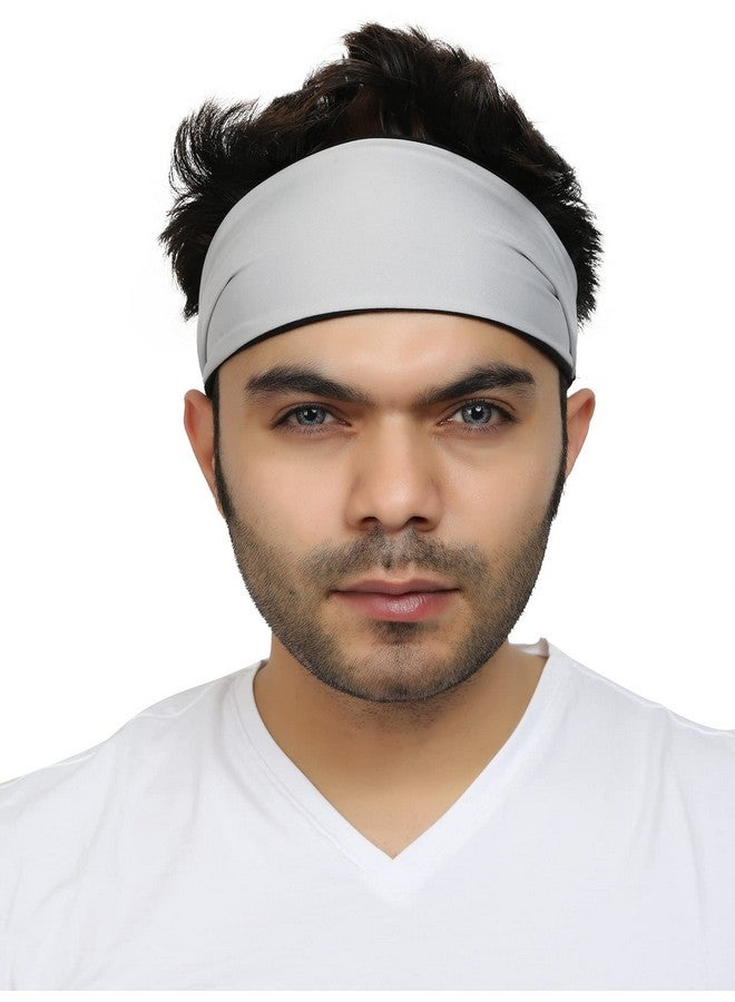 BISMAADH Multifunctional Reversible Elastic Non-Slip Fashion Running Polyester Headband For Men & Women - Image 5
