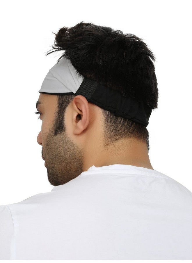 BISMAADH Multifunctional Reversible Elastic Non-Slip Fashion Running Polyester Headband For Men & Women - Image 4