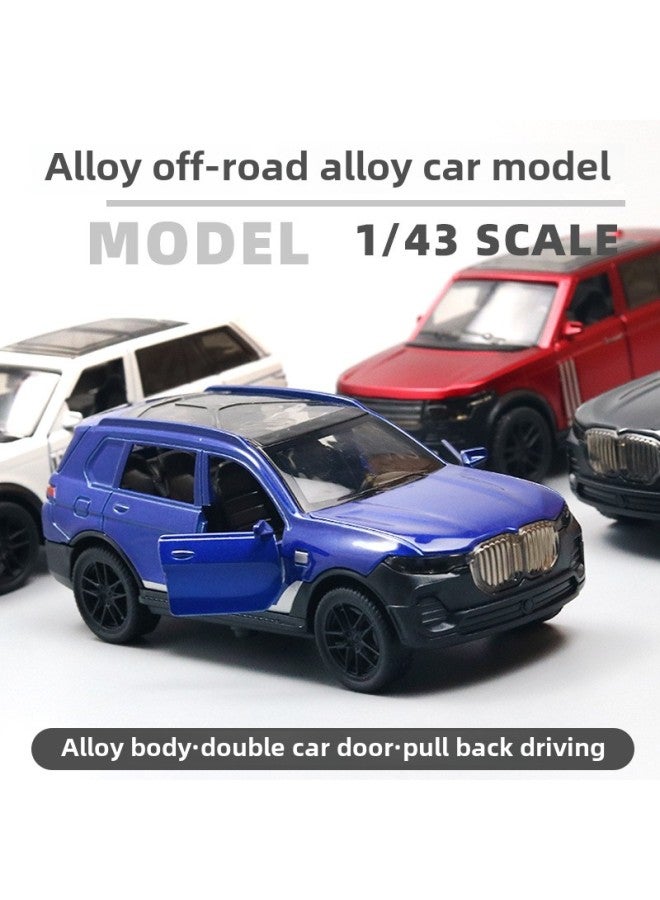Bag 1:43 Off-road Alloy Car Model Two-door Boy Toy Car Suv Ornaments Doll Machine Wholesale-Color:[bag] 1:43 White  - Image 5