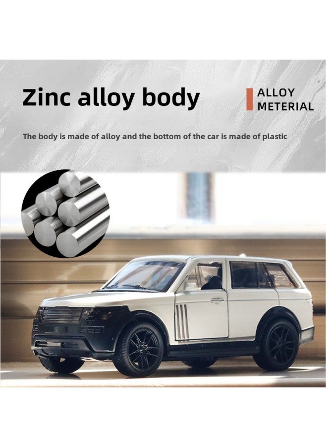 Bag 1:43 Off-road Alloy Car Model Two-door Boy Toy Car Suv Ornaments Doll Machine Wholesale-Color:[bag] 1:43 White  - Image 4