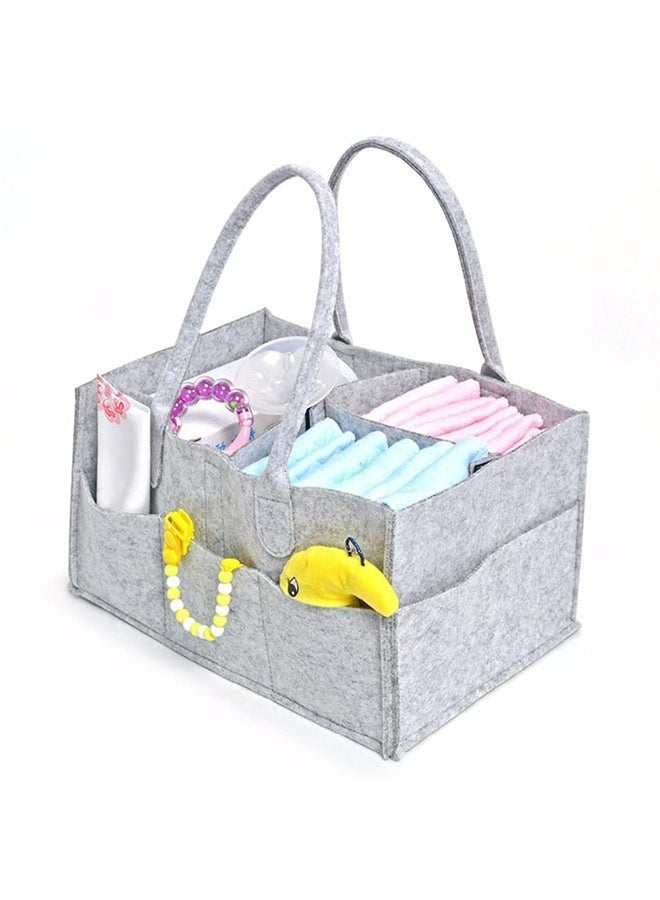 RollsTimi  Baby Diaper Organizer Basket Nursery Diapers Table Durable Caddy Bag - Image 4