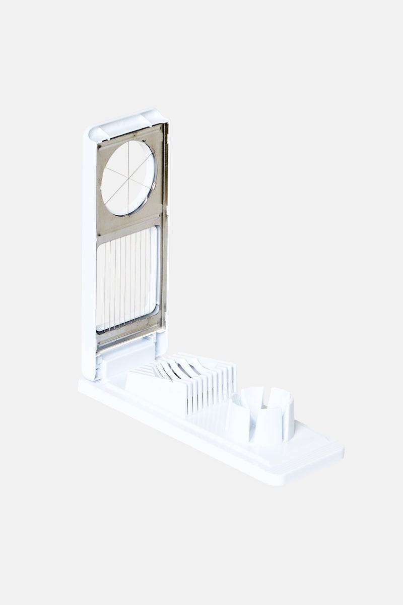 Bombay 2 In 1 Egg Slicer Stainless Steel Blades, White - Image 2