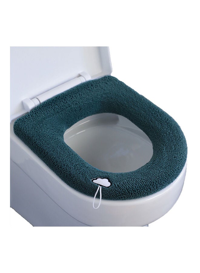 NIBEMINENT Washable Thicken Toilet Seat Cover Cushion Pad Green 30.00 x 1.00 30.00cm - Image 1