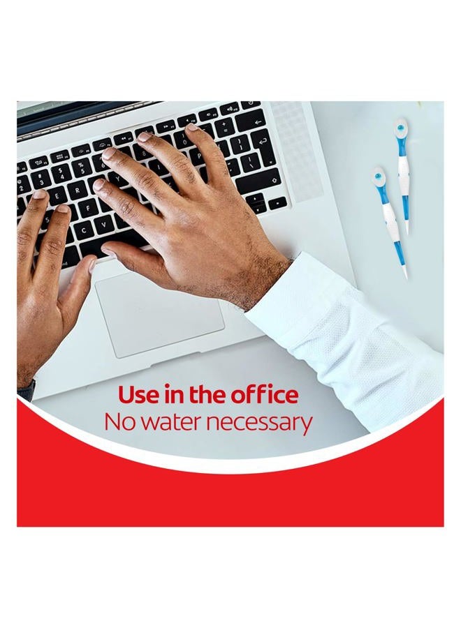 Colgate فرشاة أسنان ماكس فريش ويسب صغيرة للسفر للاستعمال مرة واحدة، بالنعناع، 24 قطعة (عبوة من 4 قطع) - Image 5