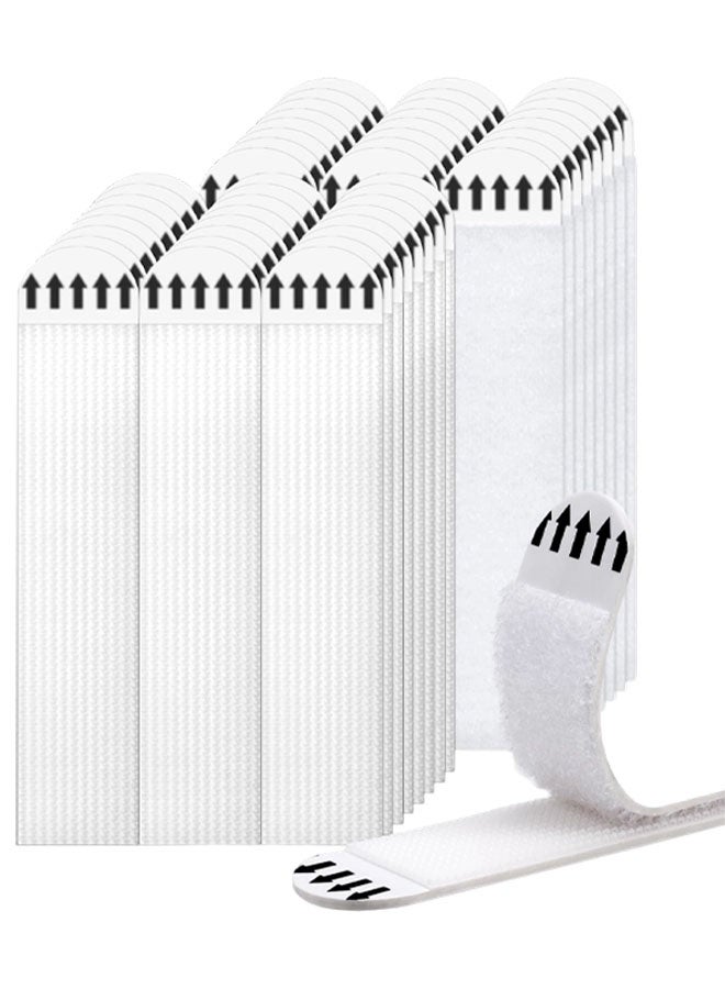 24 زوجًا من شرائط تعليق الصور، شرائط لاصقة مقاومة للماء لتعليق الصور على الحائط، ملصقات حائط قوية للغاية بخطاف وحلقة لا تسبب أي ضرر، مناسبة لتعليق الصور والإطارات والملصقات - Image 1