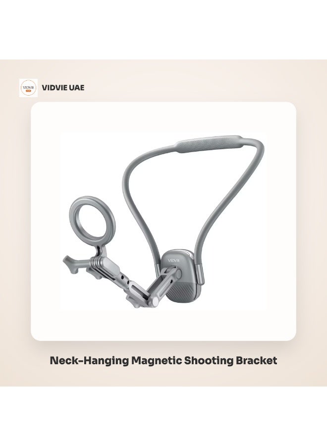 Vidvie Foldable Neck-Hanging Magnetic Shooting Bracket (Gray) - Image 2
