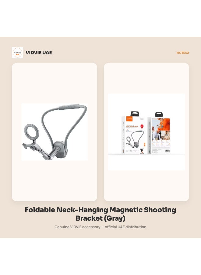 Vidvie Foldable Neck-Hanging Magnetic Shooting Bracket (Gray) - Image 5