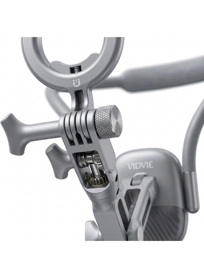 Vidvie Foldable Neck-Hanging Magnetic Shooting Bracket (Gray) - Image 5