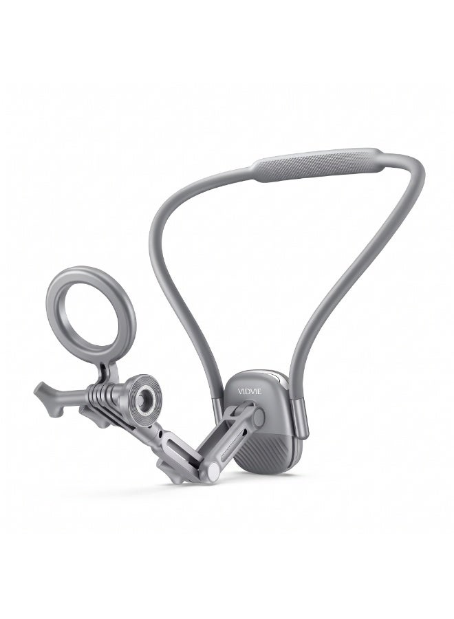 Vidvie Foldable Neck-Hanging Magnetic Shooting Bracket (Gray) - Image 1