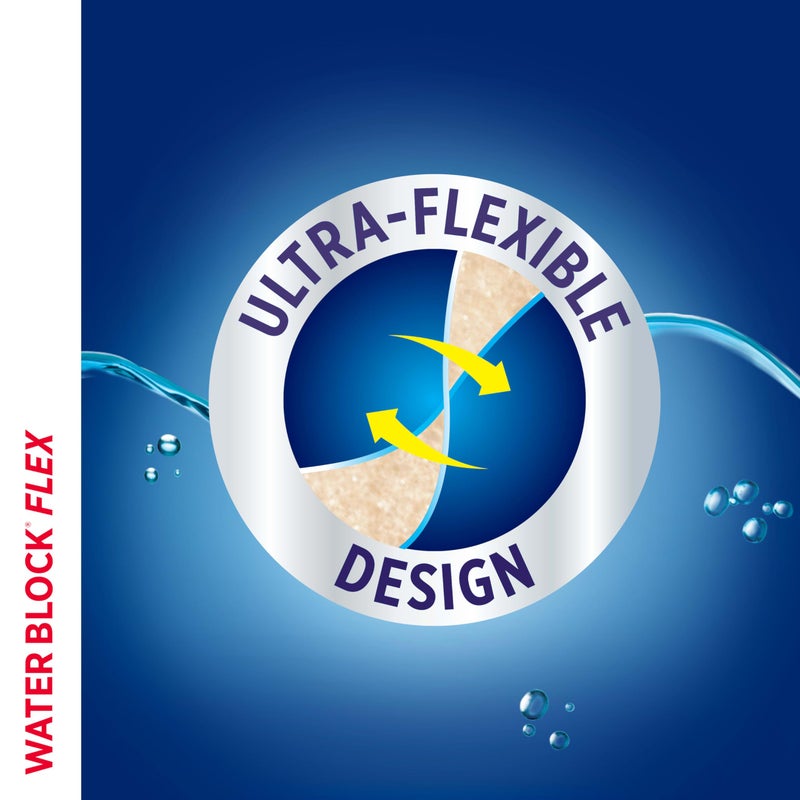 Band-Aid Brand Water Block Flex 100% Waterproof Adhesive Bandages for First-Aid Wound Care of Minor Cuts, Scrapes & Wounds, Ultra-Flexible Design, Sterile, Extra Large, 7 ct - Image 4