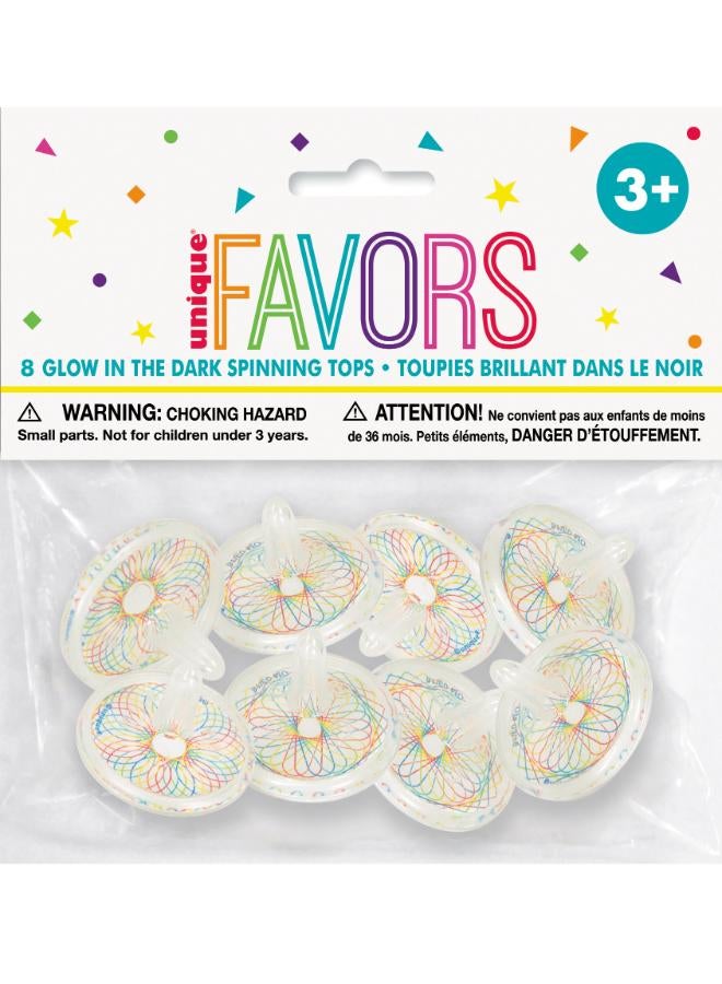 Unique 8 Glow In The Dark Spinning Top - Image 3