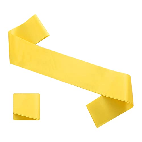 GDTO8820 Blank sash Gold, 4 Pcs Blank Satin Sashes Plain Sashes Party Accessory for Graduation Wedding Party, Satin belt Pageant, Make Your Own ribbon, GOLD celebration Plain Pageant Sashes (GOLD-YELLOW) - Image 3
