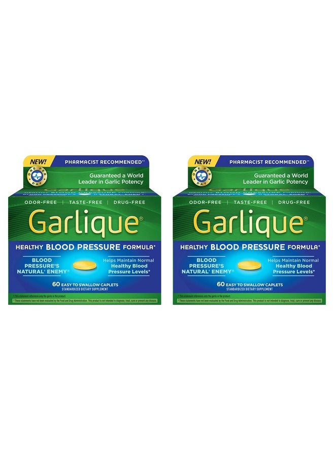 Garlique - Healthy Blood Pressure Formula 60 Ct (60 Count (Pack Of 2)) - Image 1