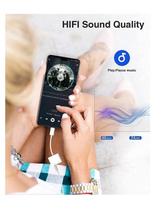 2-In-1 Lightning To 3.5mm Headphone Audio Jack + Charge Cable | WIDGETS MATRIX - Image 5
