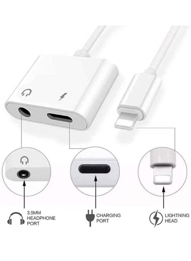 2-In-1 Lightning To 3.5mm Headphone Audio Jack + Charge Cable | WIDGETS MATRIX - Image 2