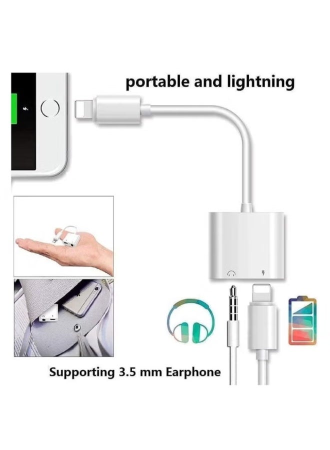 2-In-1 Lightning To 3.5mm Headphone Audio Jack + Charge Cable | WIDGETS MATRIX - Image 3