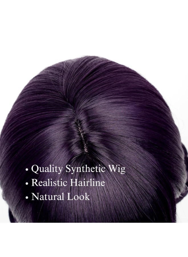 Kids Wigs Dark Blue Braids Accessories for Girls - Image 3