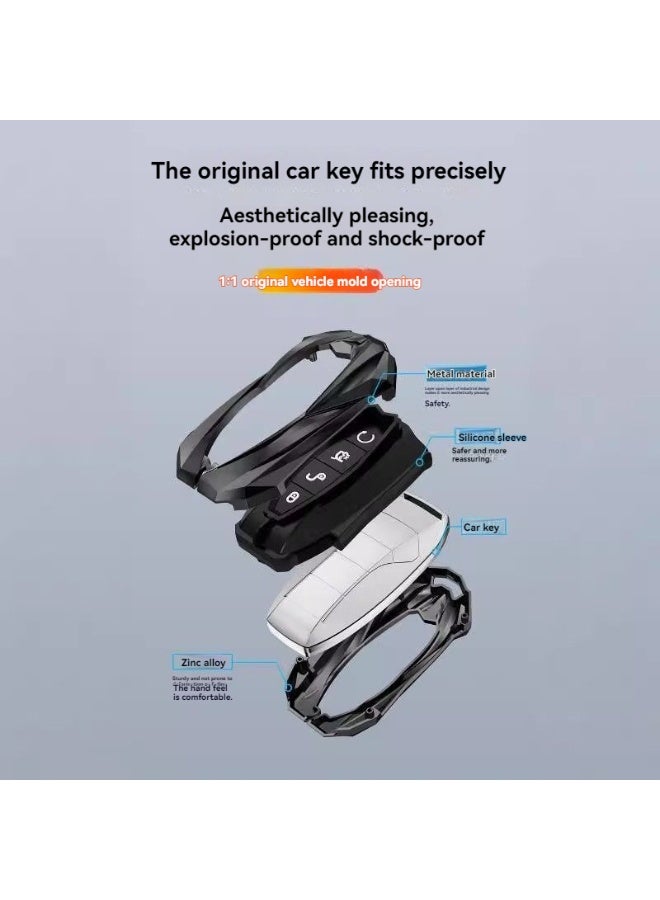 BYD Specialized BYD Key Covers for Han Dolphin, Seagull, Song Plus DMi, Qin L, Yuan Plus, Tang, Song Pro, and Qin Plus Clips - Image 3