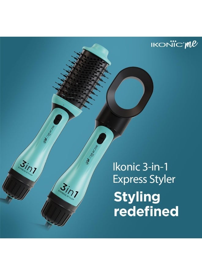 IKONIC ME- 3 IN 1 EXPRESS STYLER - COMBINES A CONVENTIONAL BLOW DRYER WITH A VOLUMIZER AND A STYLER (Tiffany) - Image 5
